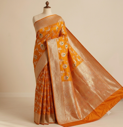 Pure Silk Katan Kadwa Jangla